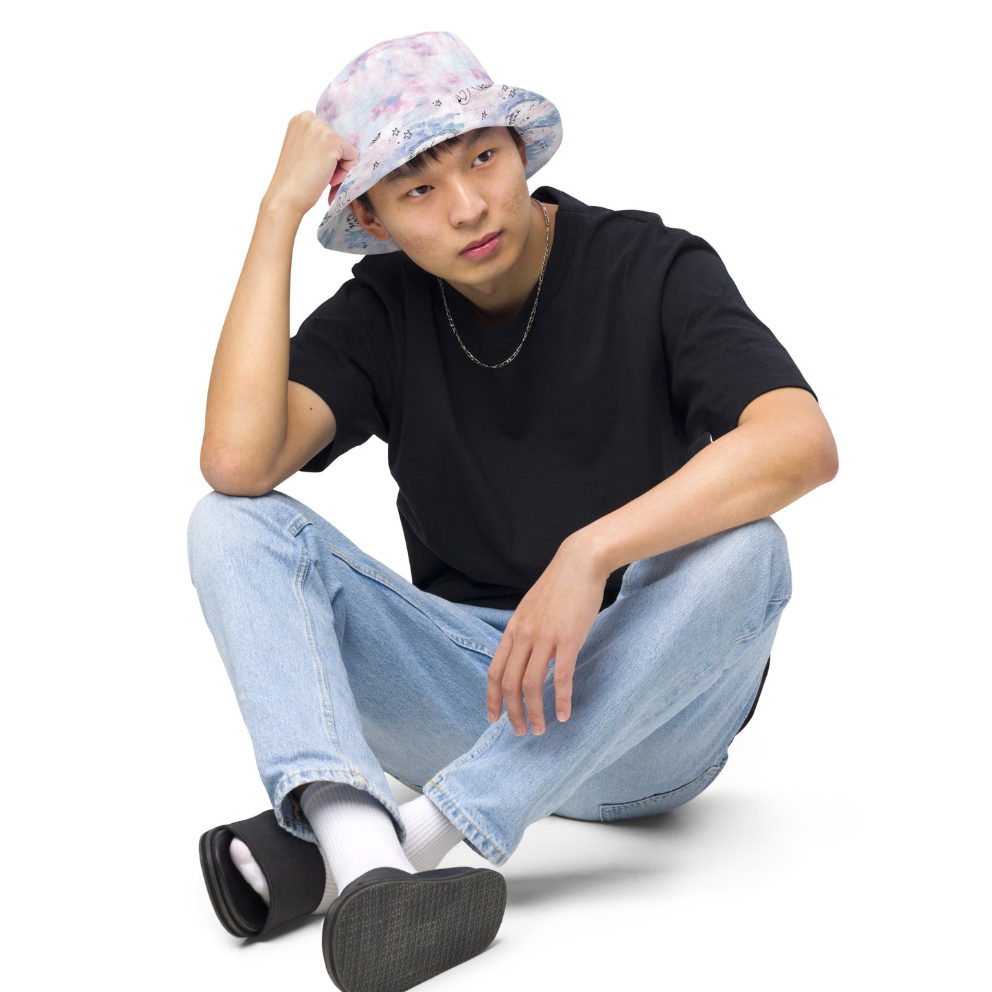 Swans Reversible Bucket Hat