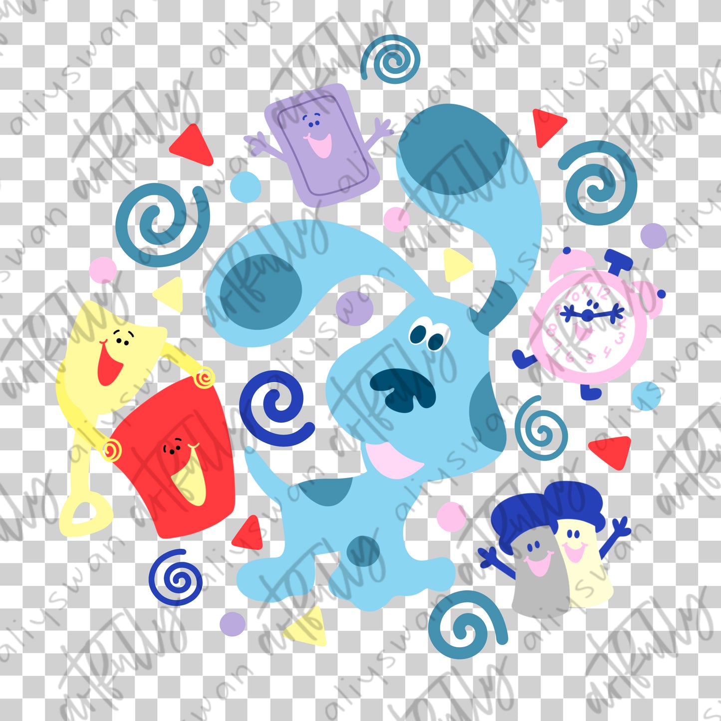 90s Bedding PNG File - MULTIPLE OPTIONS - Part 1&2