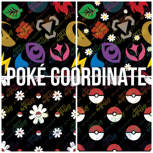 POKÉ Coordinate Seamless File - MULTIPLE OPTIONS