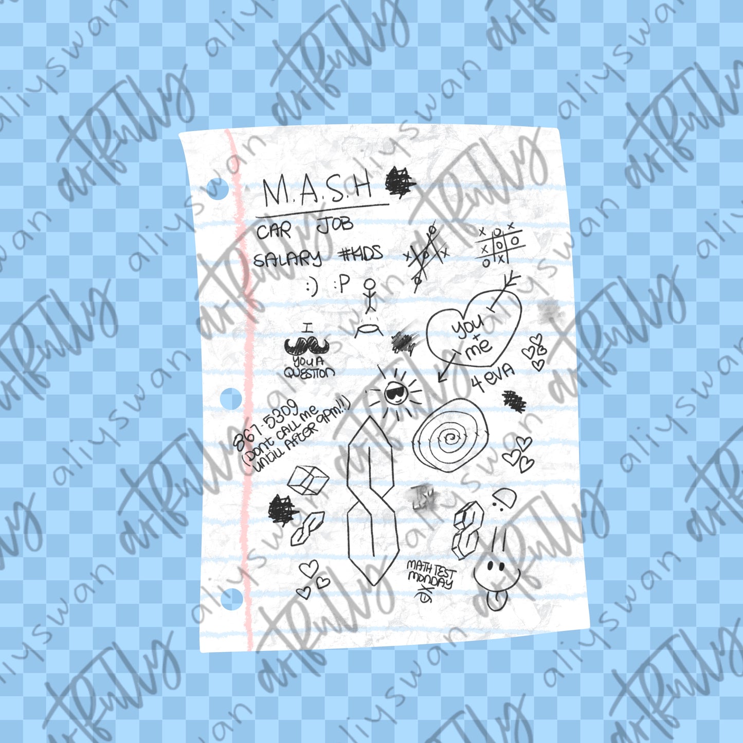 School Notes PNG File