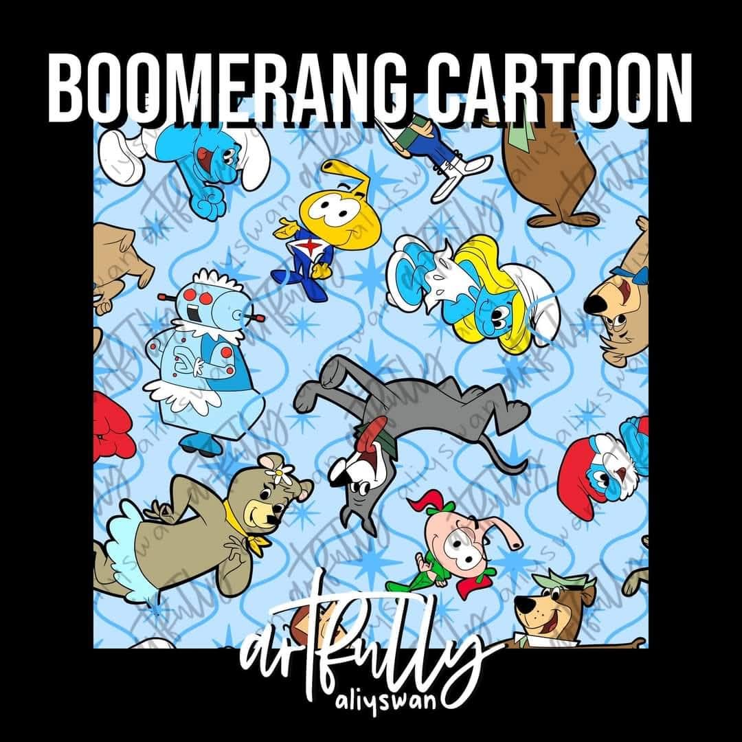 Boomerang Cartoons Seamless File