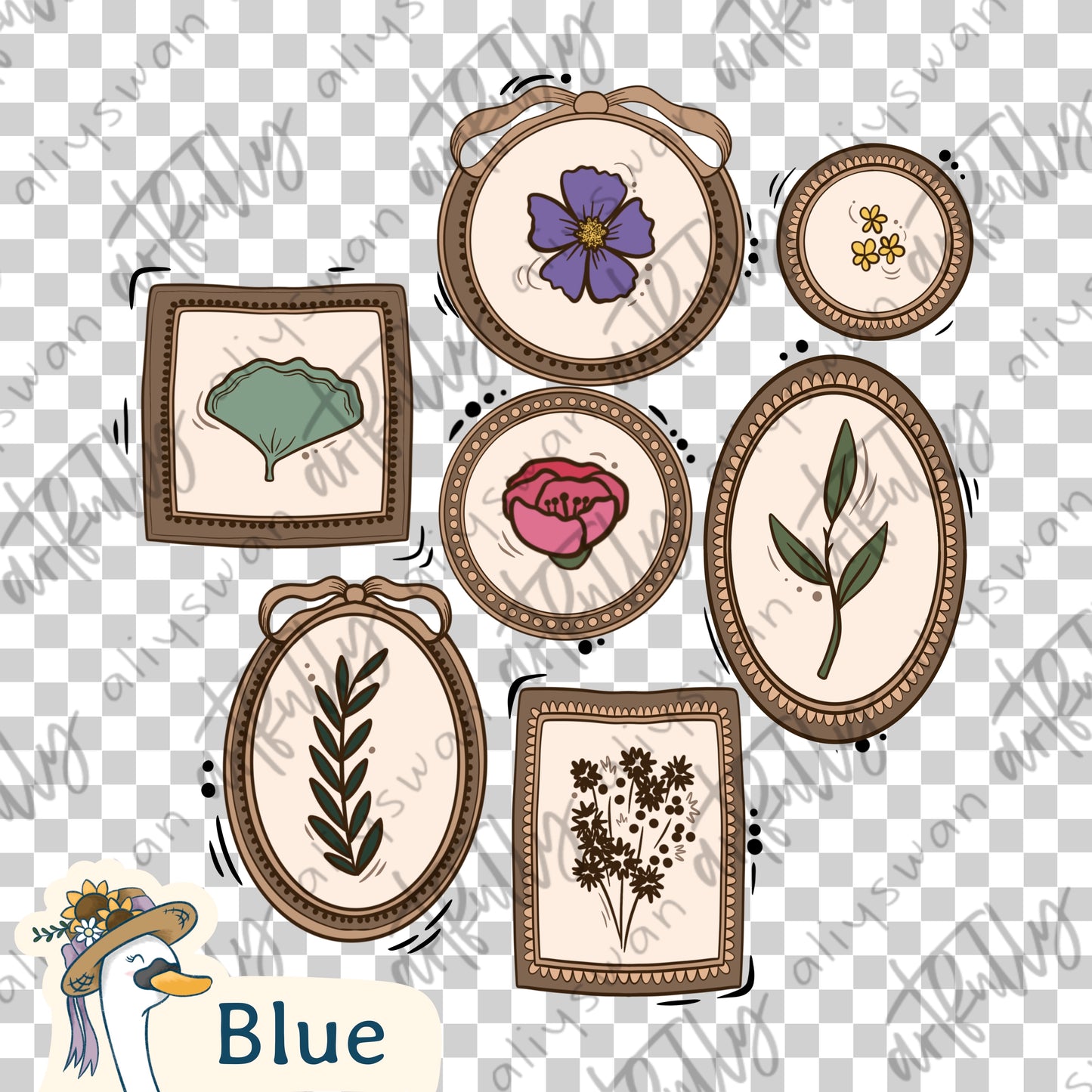 Dainty Floral File- MULTIPLE OPTIONS