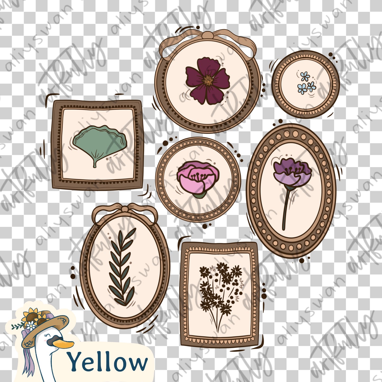 Dainty Floral File- MULTIPLE OPTIONS