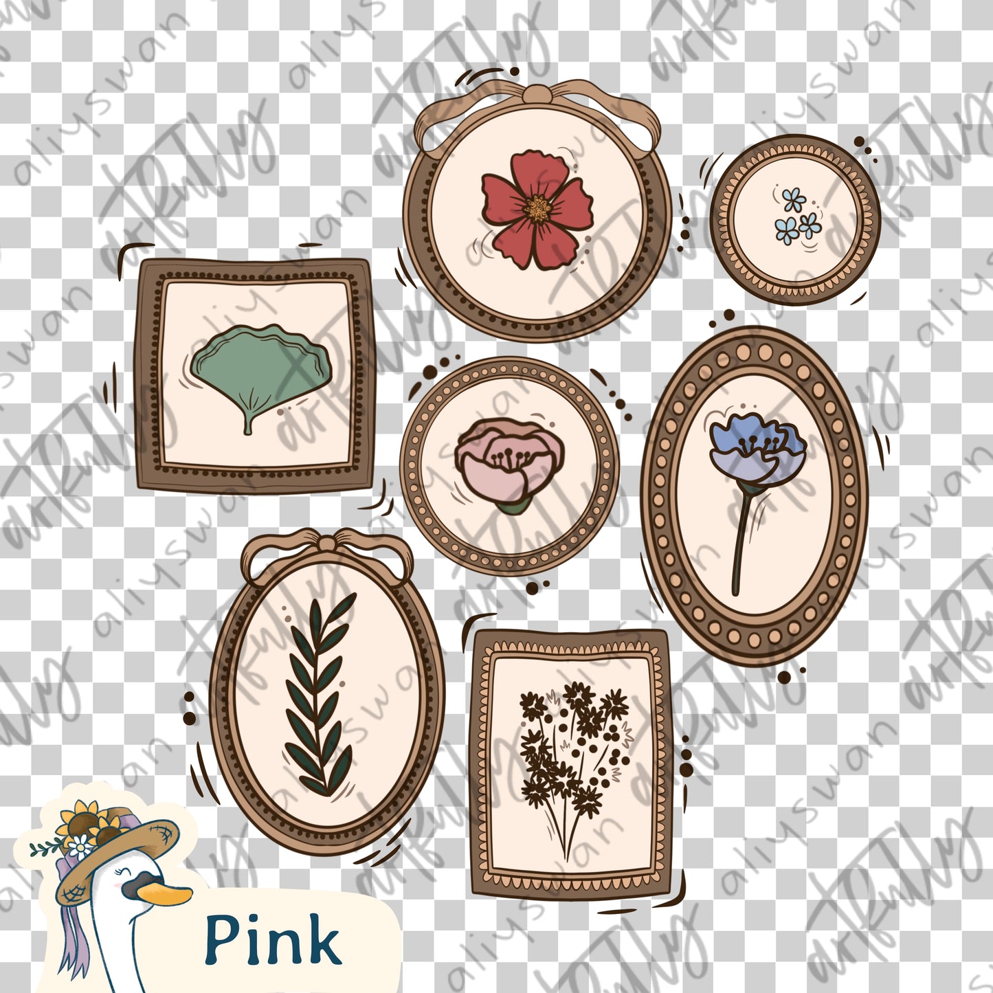 Dainty Floral File- MULTIPLE OPTIONS