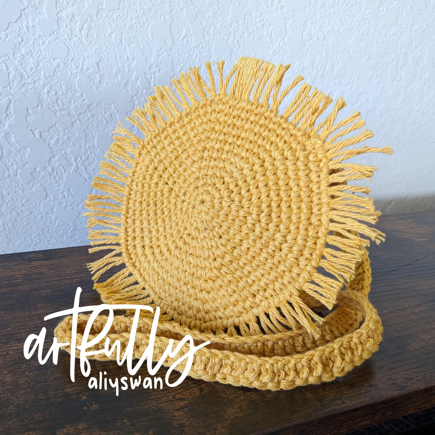 Small Crochet Sun Purse - RTS