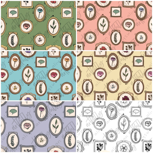 Dainty Floral File- MULTIPLE OPTIONS