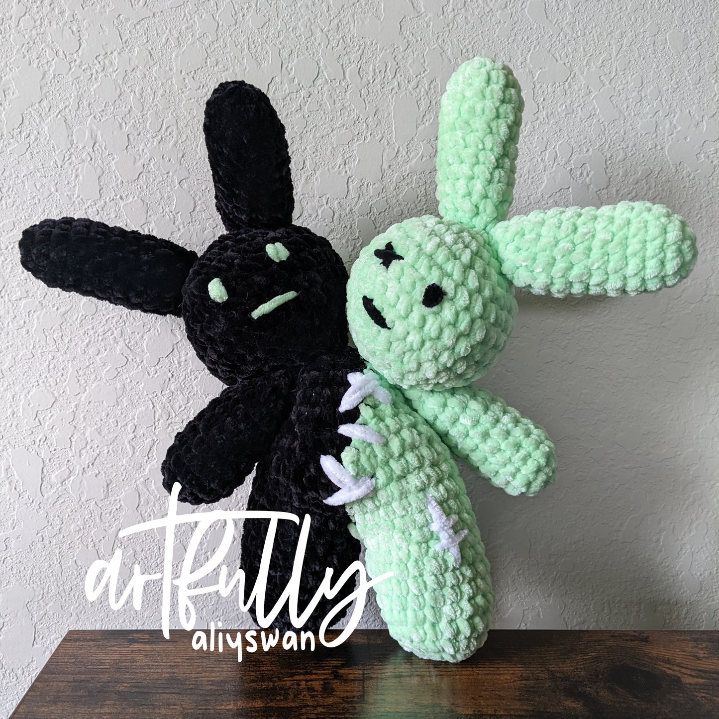 Two Headed Bunny Stuffy