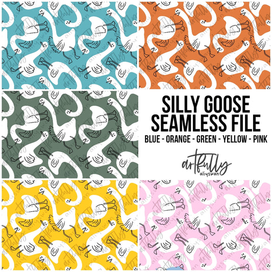 Silly Goose Seamless File - MULTIPLE OPTIONS