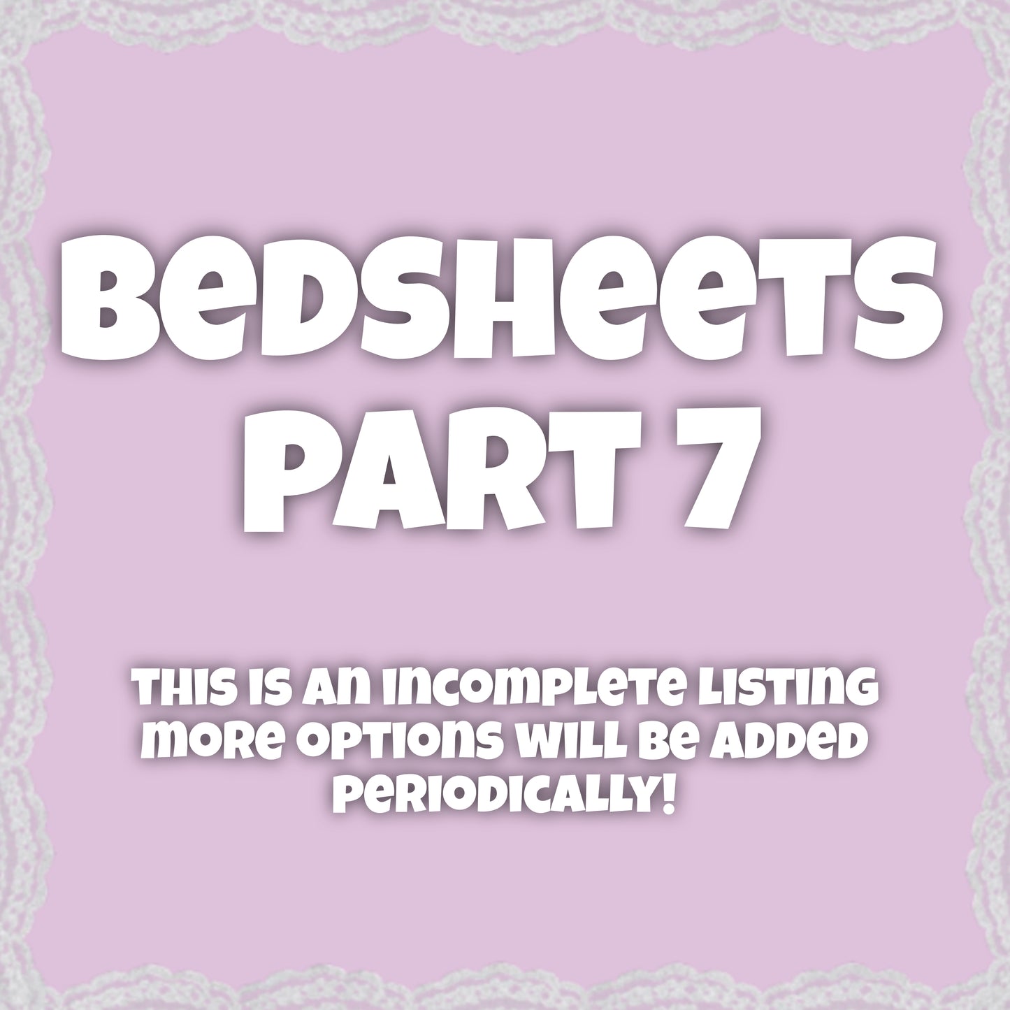 Bedsheets Part 7 - MULTIPLE OPTIONS