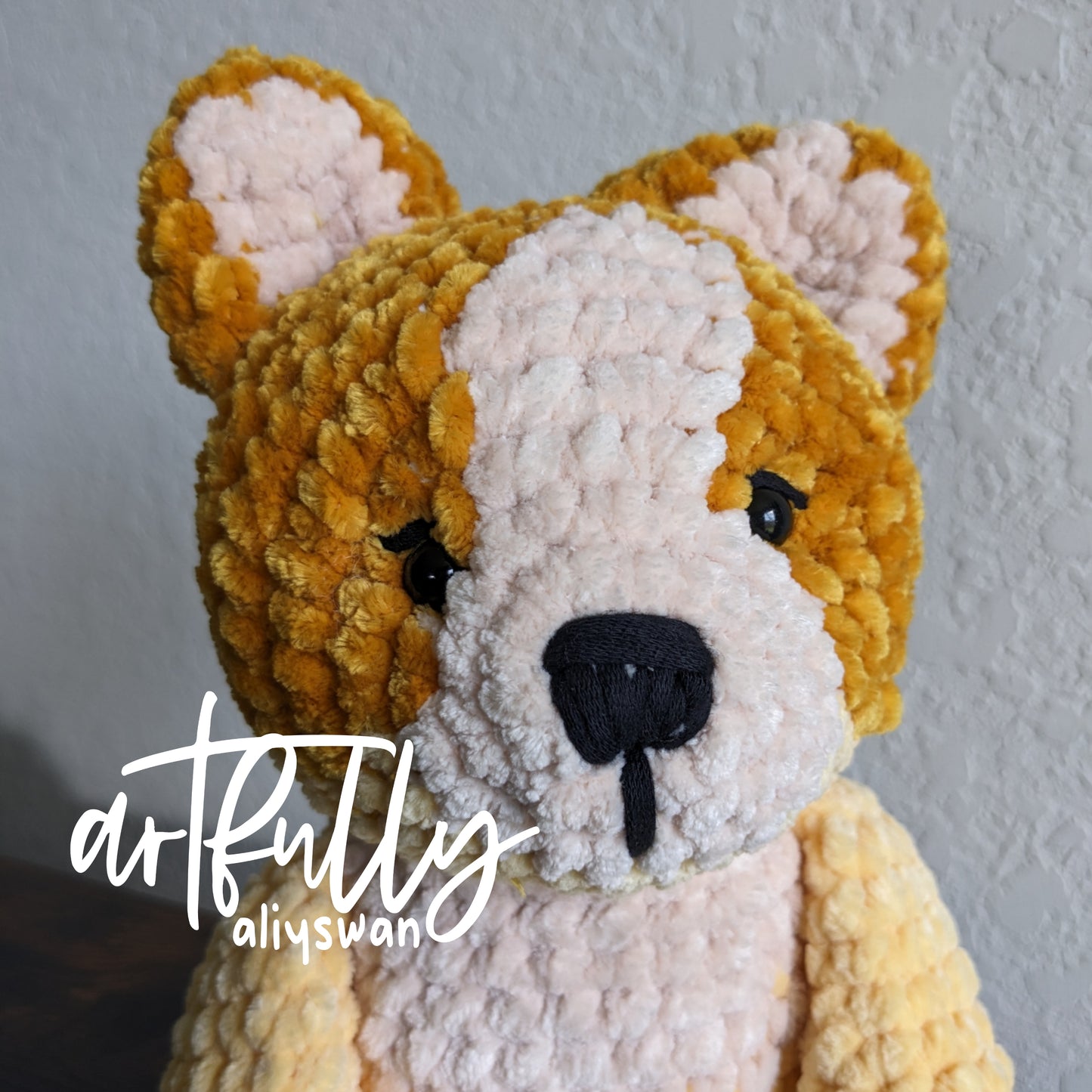 Orange Dog Stuffy - MADE TO ORDER