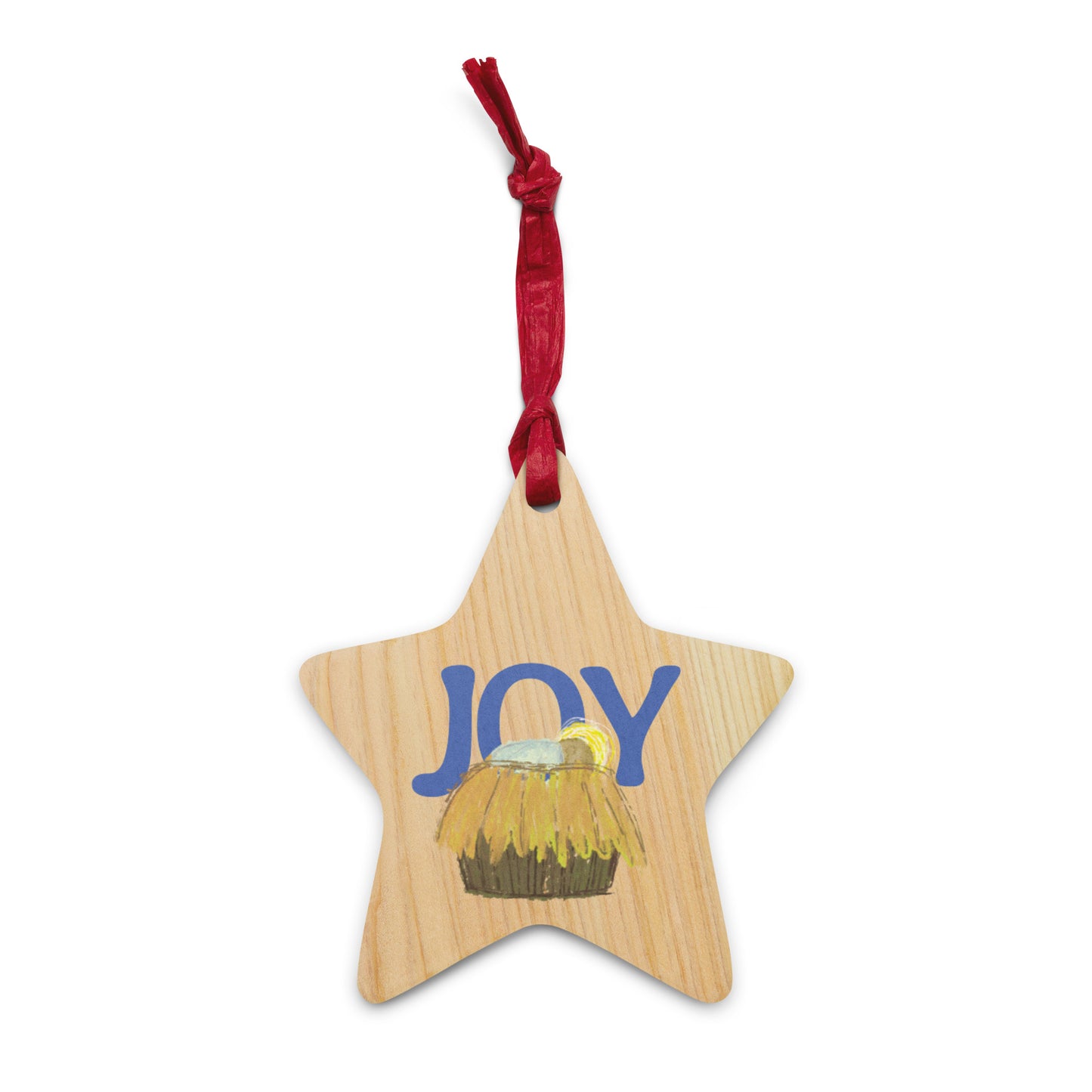 Joy Wooden Ornament