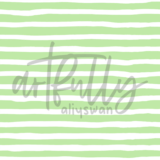 Green Coordinate Stripe/Solid Bundle - Back To School