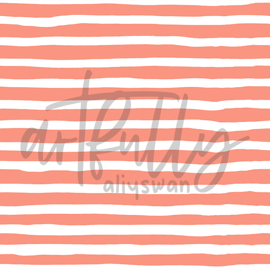 Orange Coordinate Stripe/Solid Bundle - Back To School