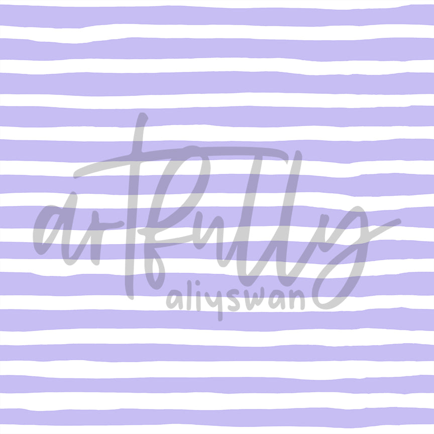 Purple Coordinate Stripe/Solid Bundle - Back To School