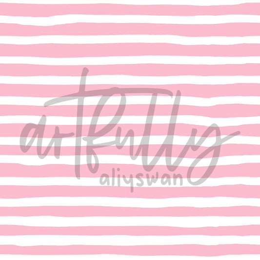Pink Coordinate Stripe/Solid Bundle - Back To School