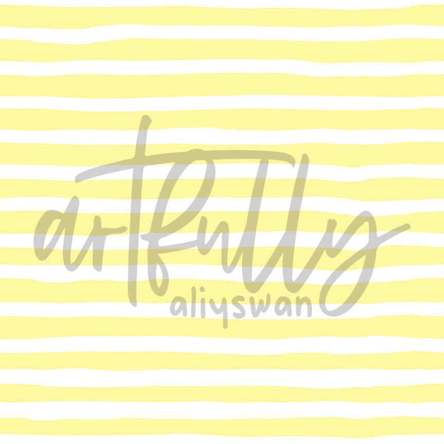 Yellow Coordinate Stripe/Solid Bundle - Back To School