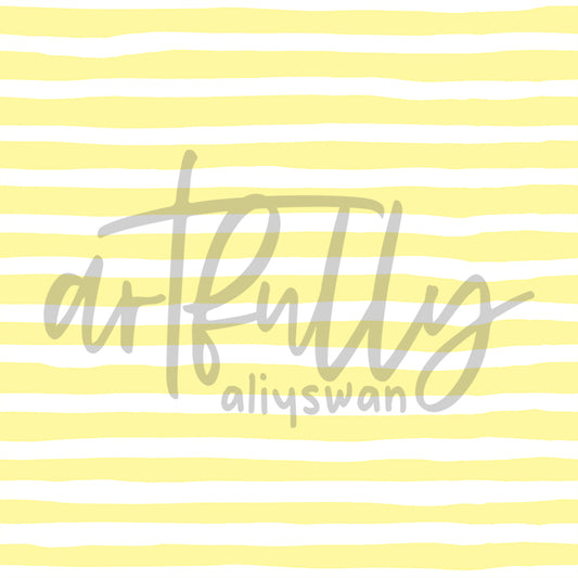 Yellow Coordinate Stripe/Solid Bundle - Back To School