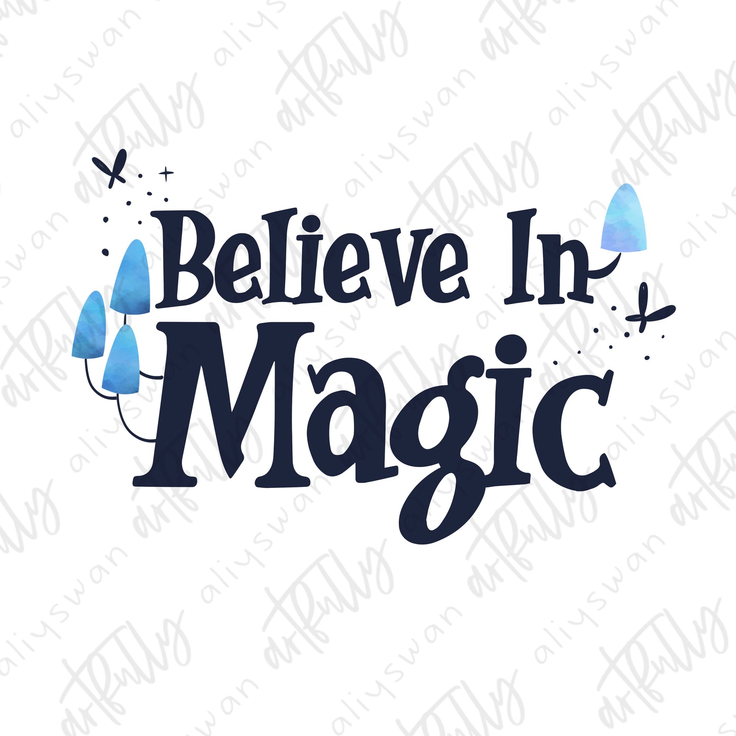 Midnight Magic PNG - "Believe In Magic"