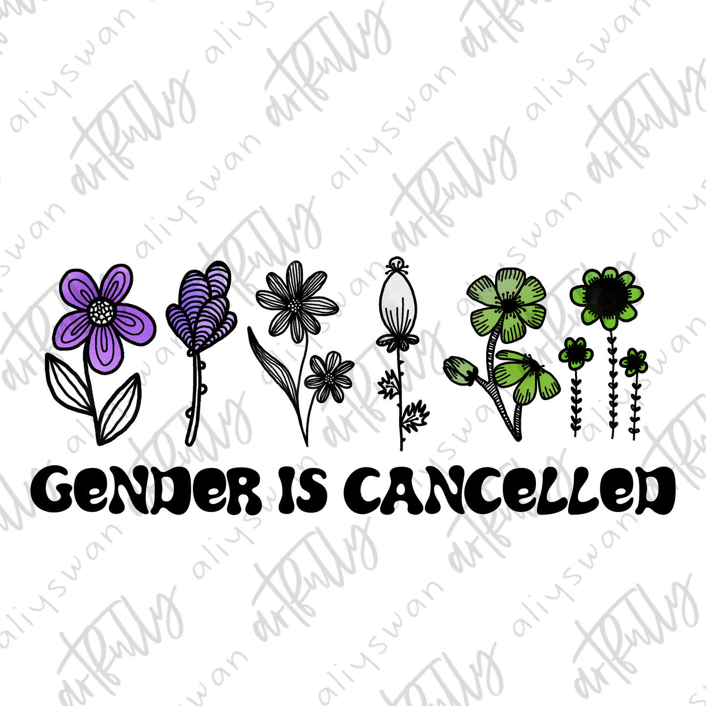 Wild Pride PNG - Genderqueer