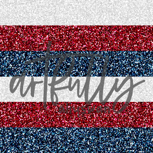 Fourth of July Glitter Seamless File - Stripes