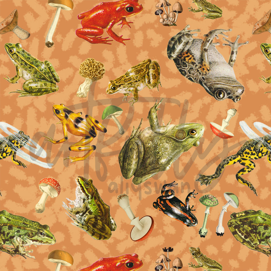 Frogs Seamless File - "Toad"