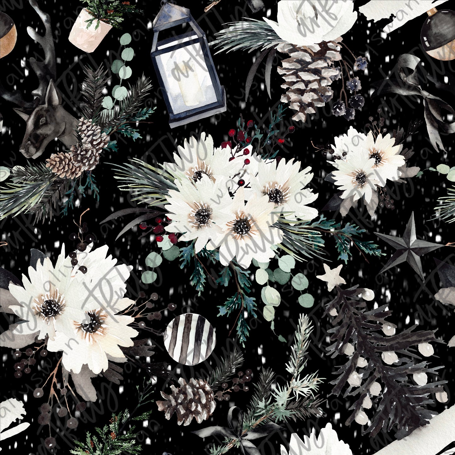 Chic Christmas Seamless File