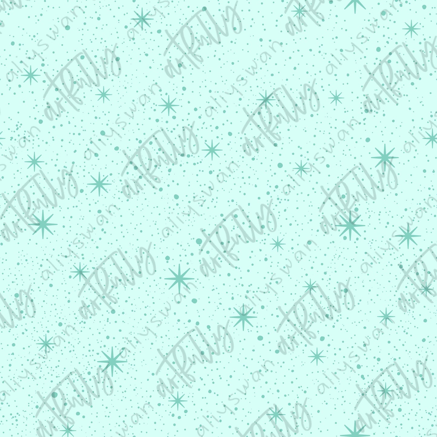 Sweet Pink Coordinate Seamless File - Blue/Blue Stars