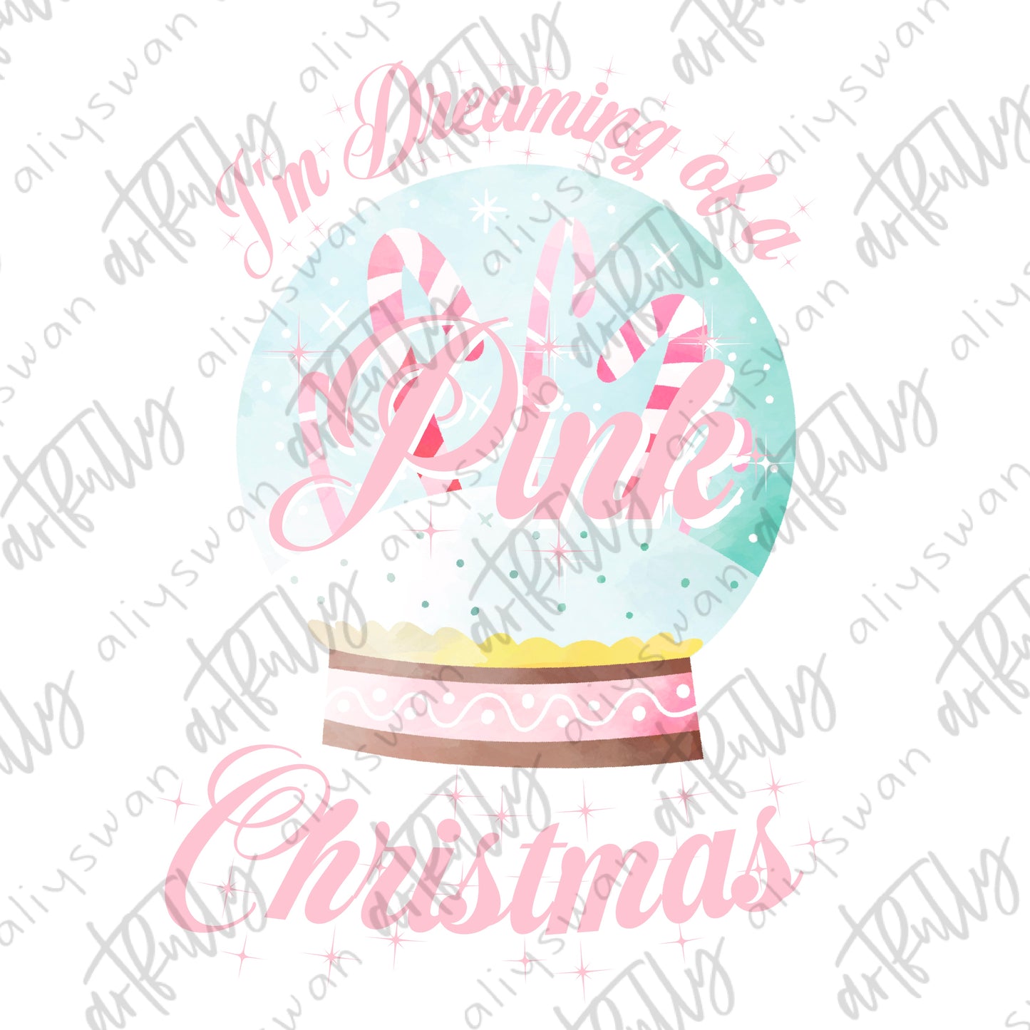 Sweet Pink Christmas PNG