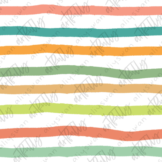 Fun Stripes Seamless Files - Little Monster