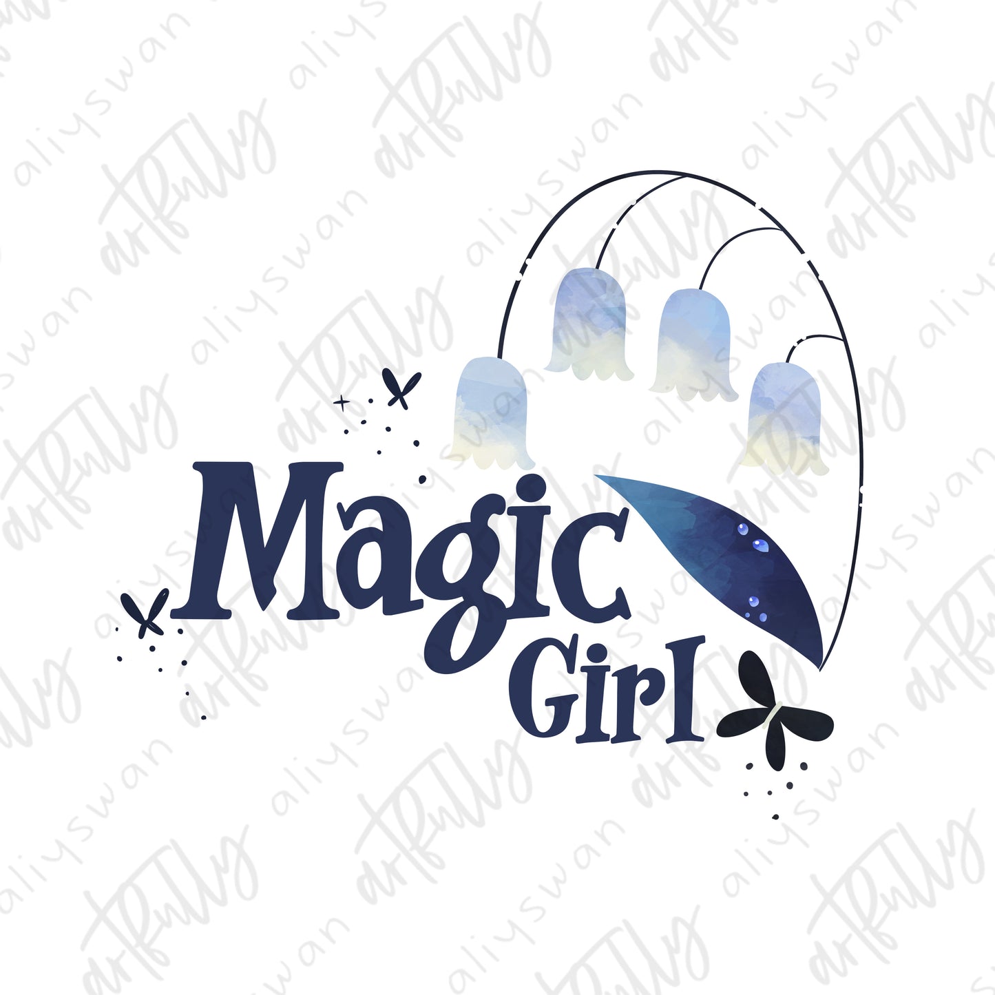 Midnight Magic PNG - "Magic Girl" (Multiple Options)