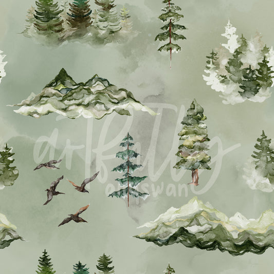 Forest Seamless File - Green