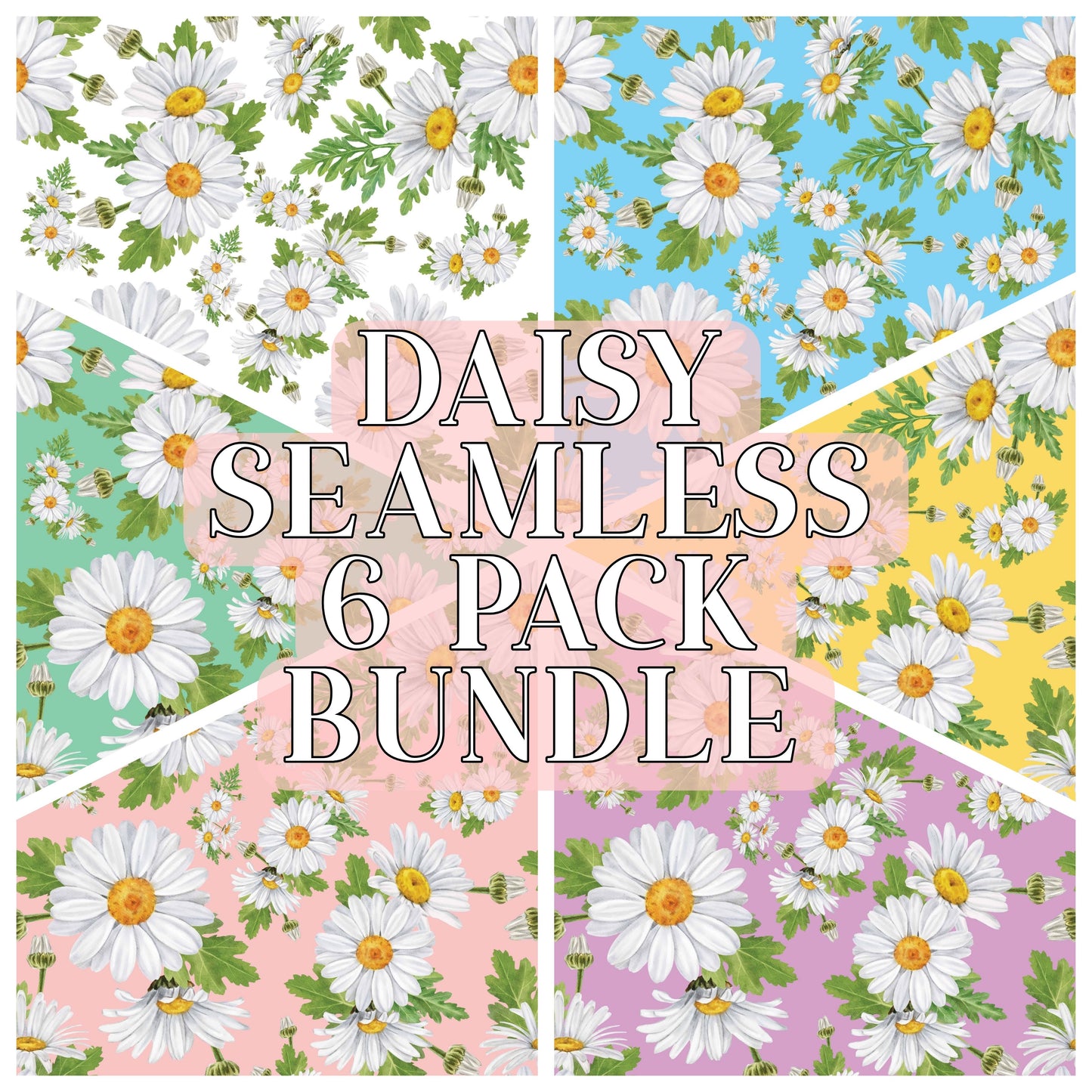 Daisy Seamless File 6 Pack Bundle