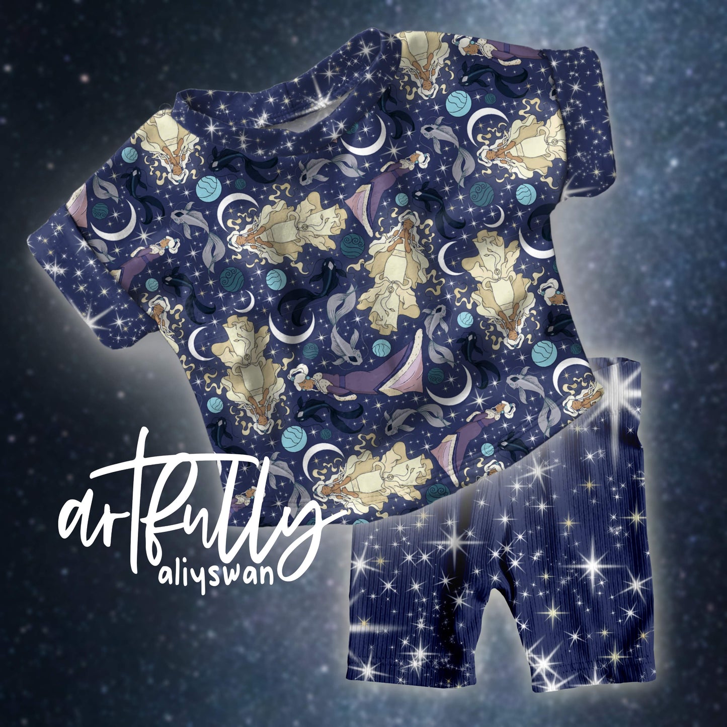 "Moon Spirit" Coordinating Seamless File - Stars