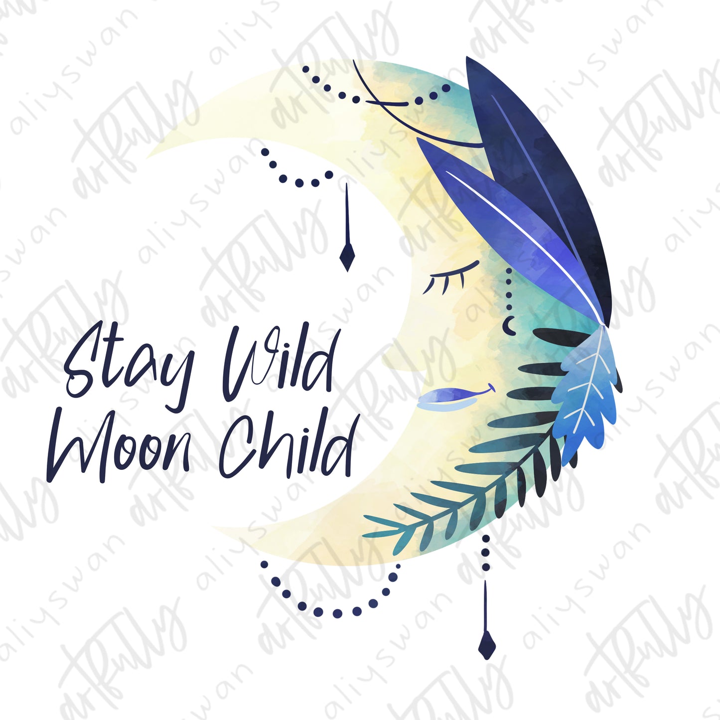 Midnight Magic PNG - "Stay Wild"