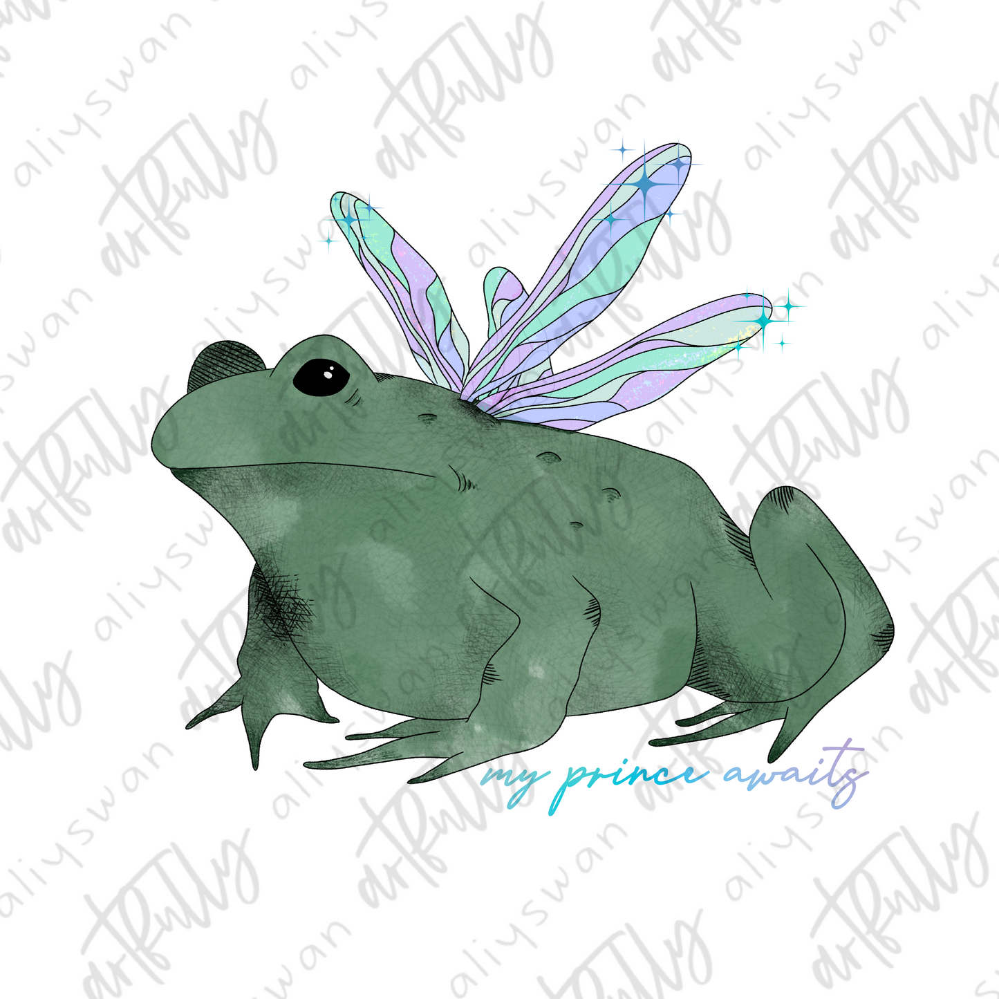 Fairy Frog PNG - My Prince Awaits