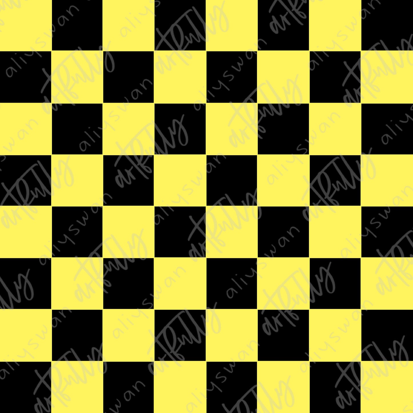 Black Checkerboard Coordinate - Multiple Options