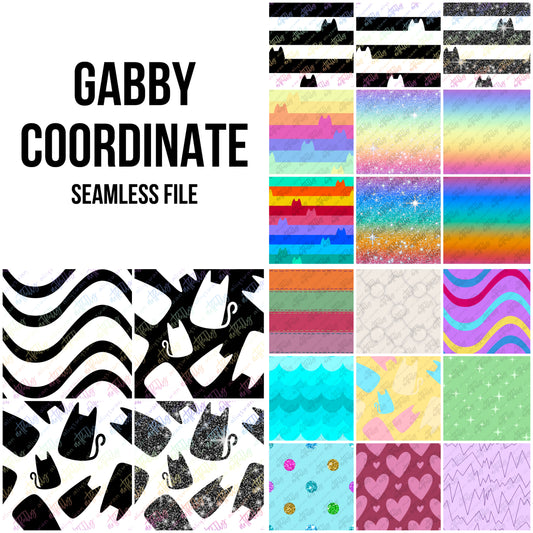 GABBY Coordinate Seamless File - MULTIPLE OPTIONS