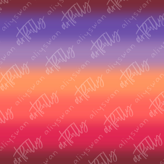 Cozy Autumn Coordinate Seamless File - Ombré