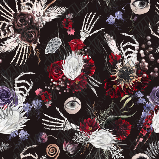 Skelly Floral Seamless File