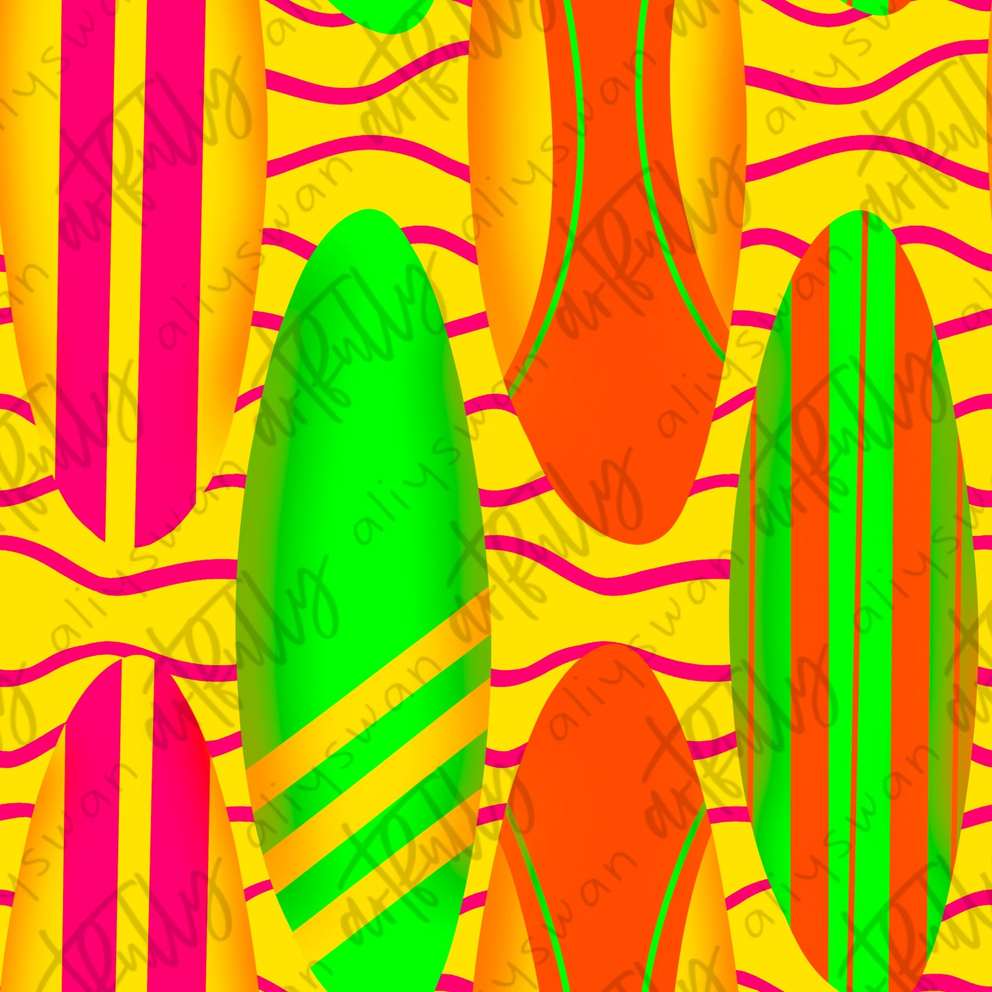 Bright Surfboards Seamless File