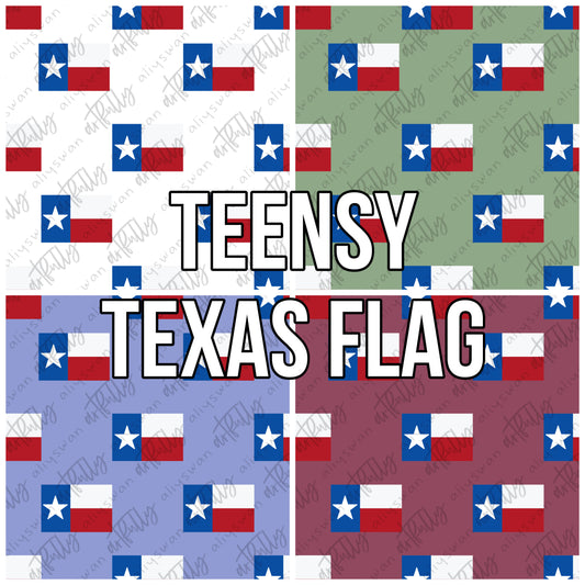 “Teensy” Texas Flag Seamless File - MULTIPLE OPTIONS