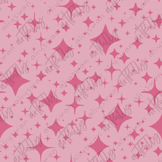 Strawberry Cows Seamless File - Stars Coordinate