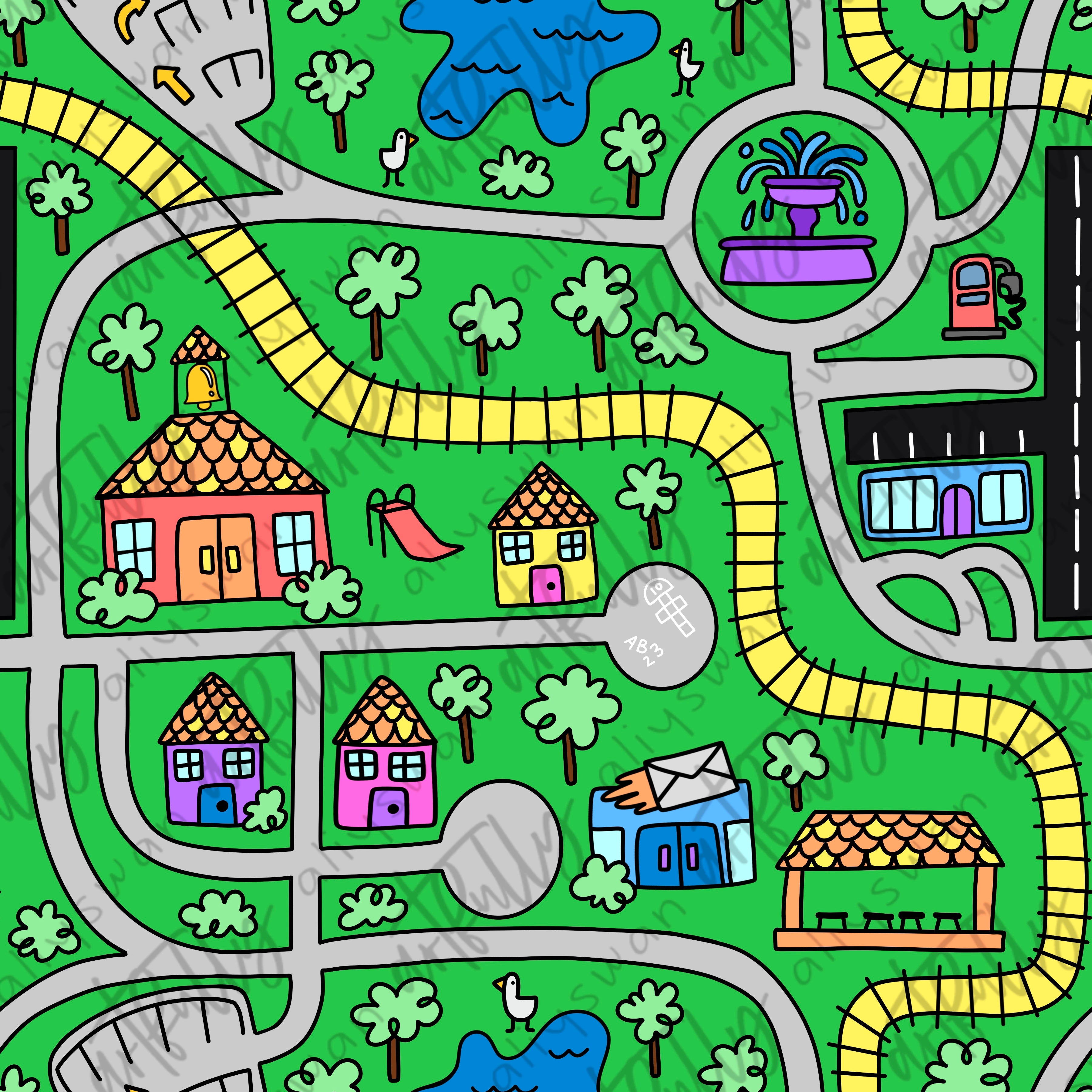 Street Rug Seamless File – Artfully Aliyswan