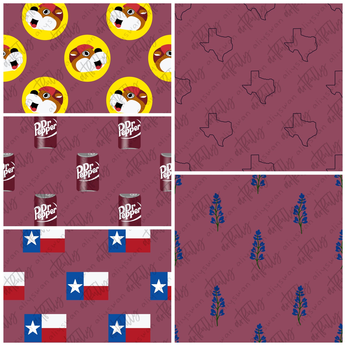 “Teensy” Texas Bundle Seamless Files - MULTIPLE OPTIONS