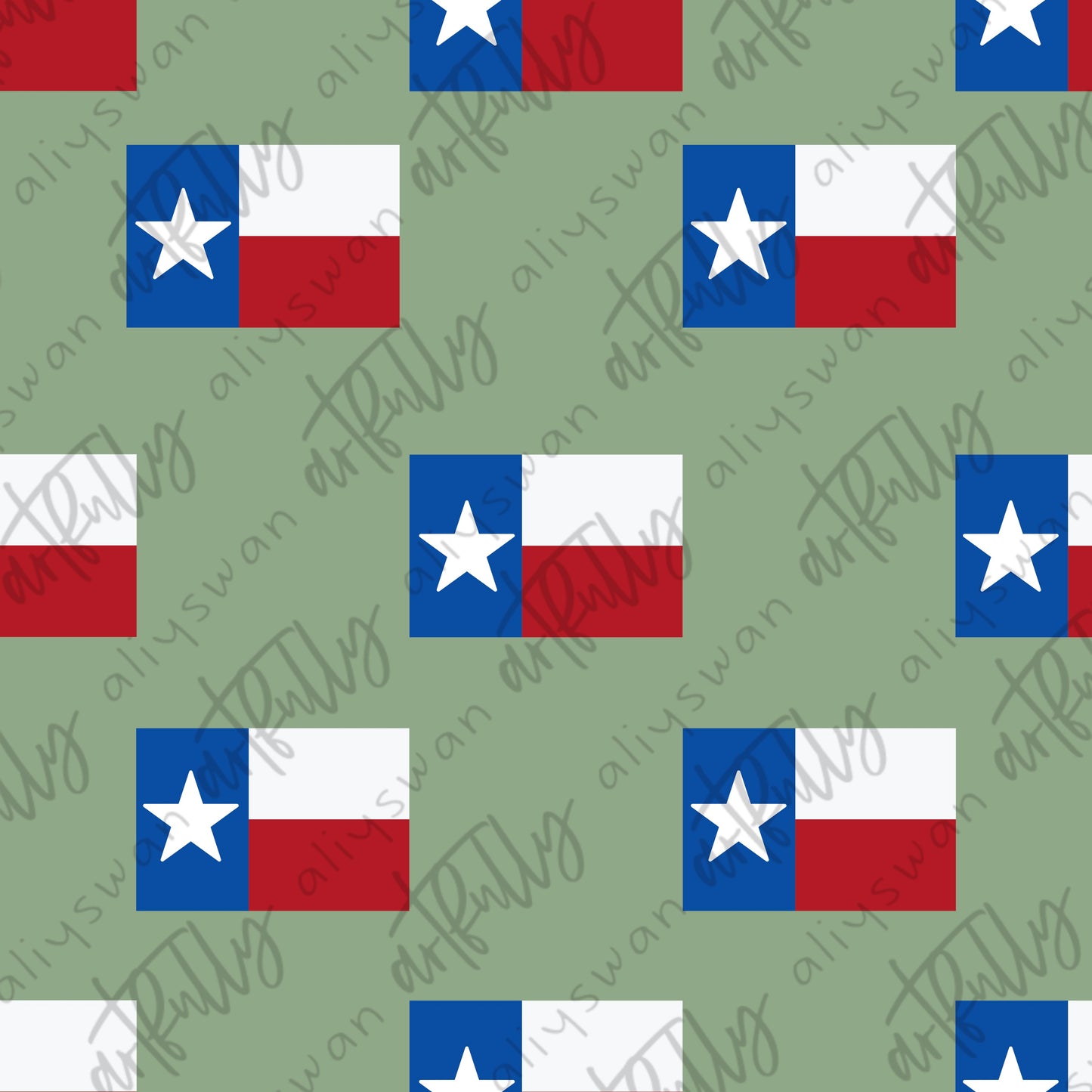 “Teensy” Texas Flag Seamless File - MULTIPLE OPTIONS