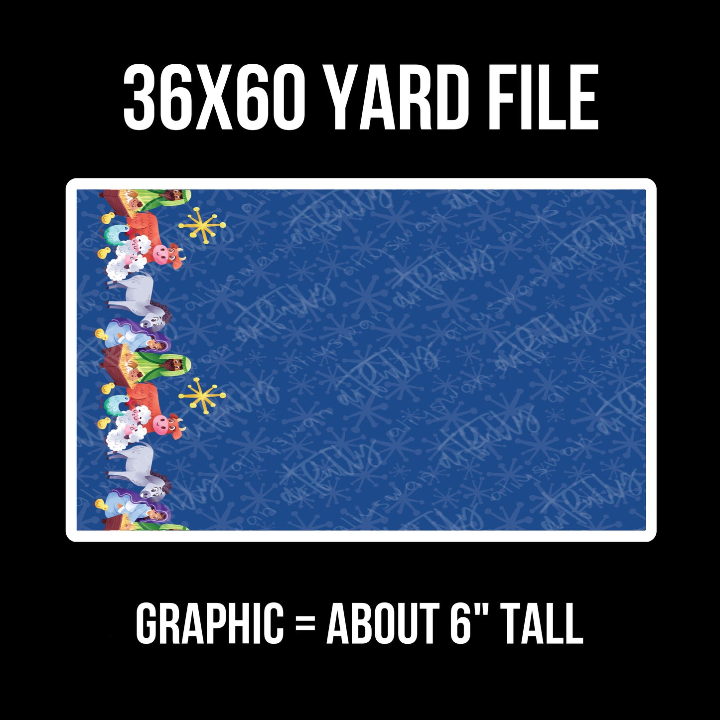 Nativity YARD File - MULTIPLE OPTIONS