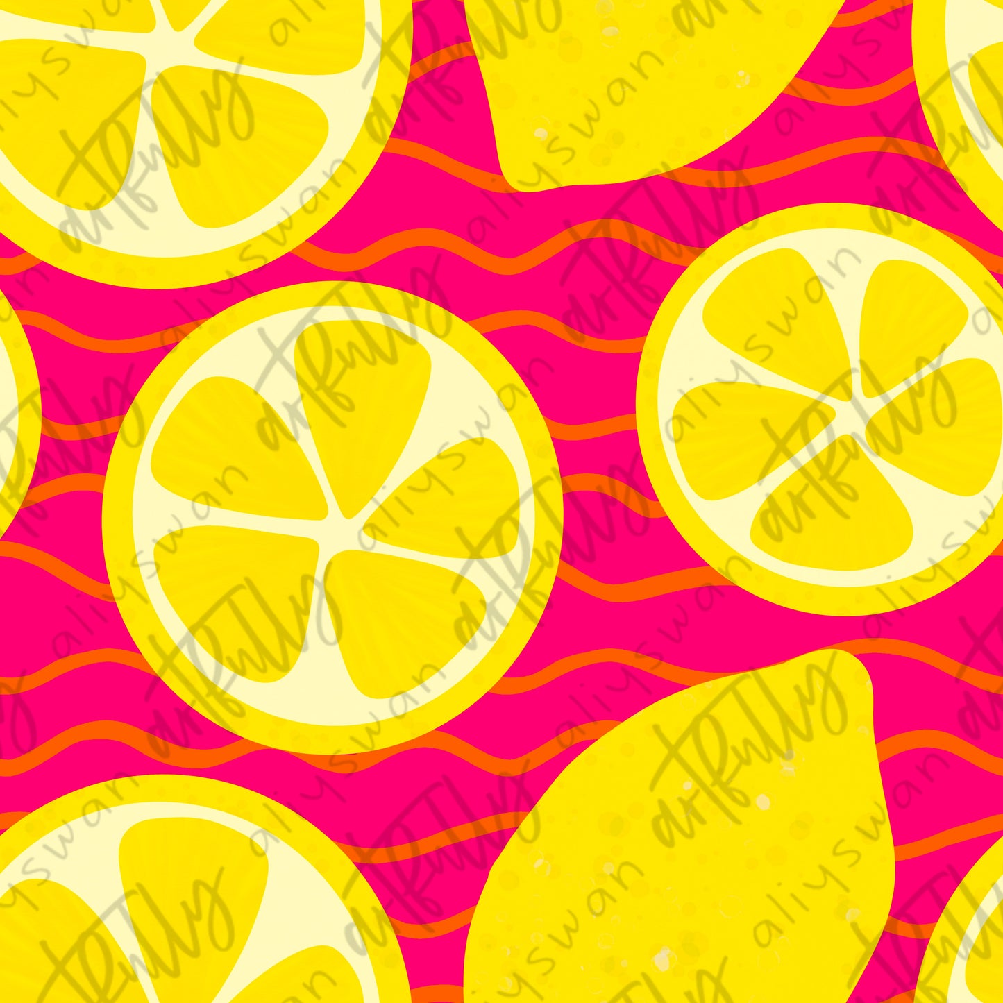 Bright Lemons Seamless File