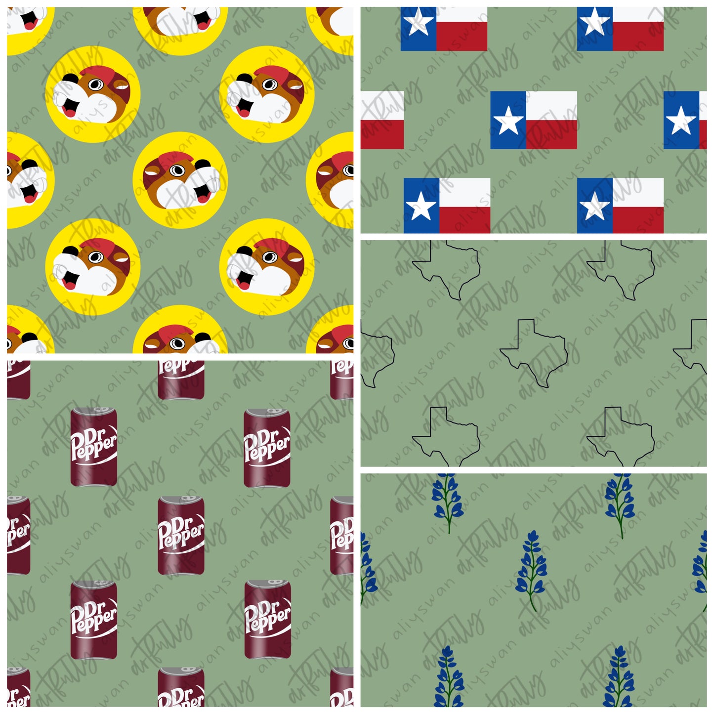 “Teensy” Texas Bundle Seamless Files - MULTIPLE OPTIONS