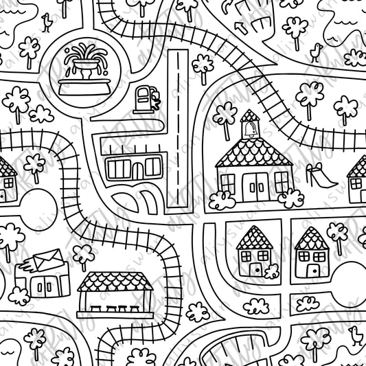 Color-Me Street Rug Seamless File