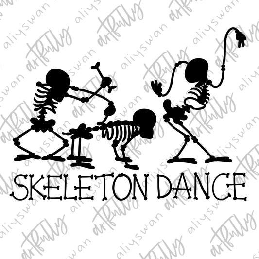 Skeleton Dance PNG